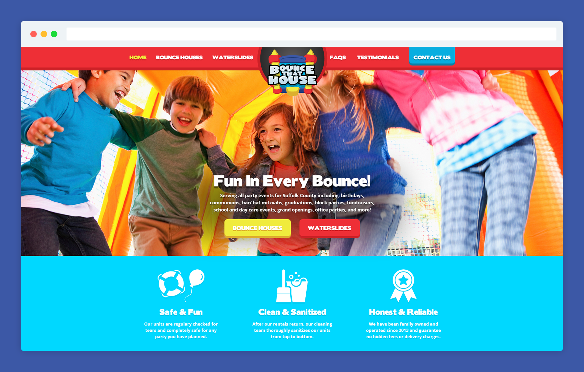 Bounce That House website