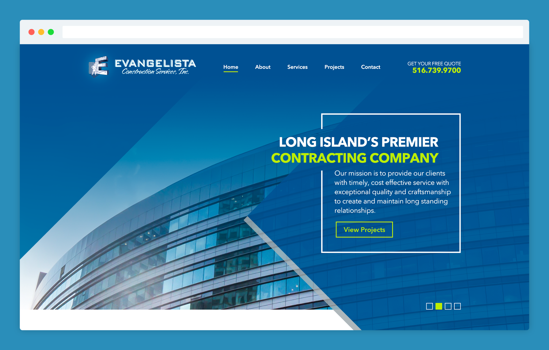 ESCI Contracting website